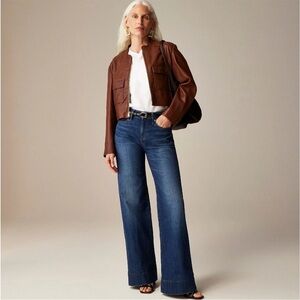 Classic Blue Wide-Leg Jeans